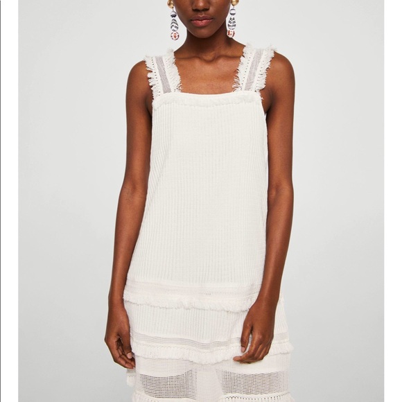 mango fringe dress